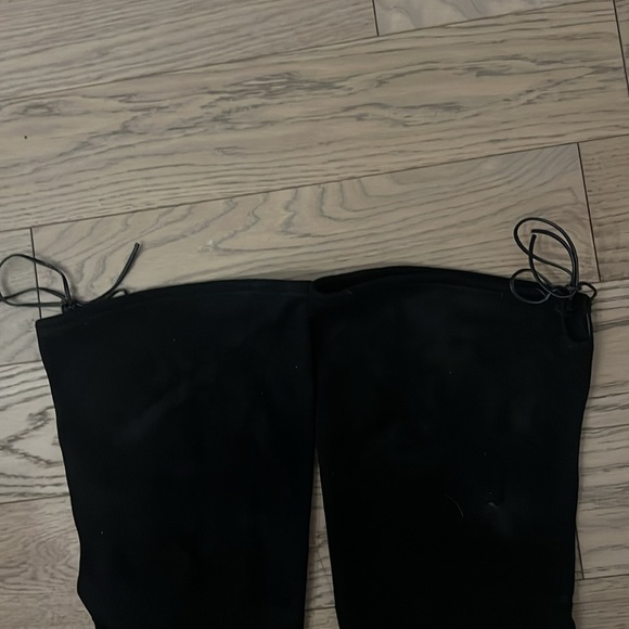 Thigh High Faux Suede Boots - Picture 4 of 4